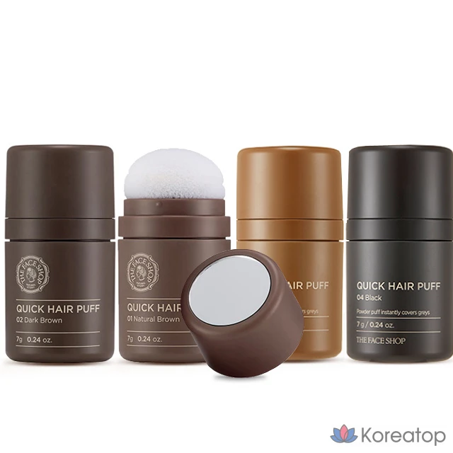 Тени для век The Face Shop Quick Hair Puff Shadow, 7 г, № 4, 1 шт.