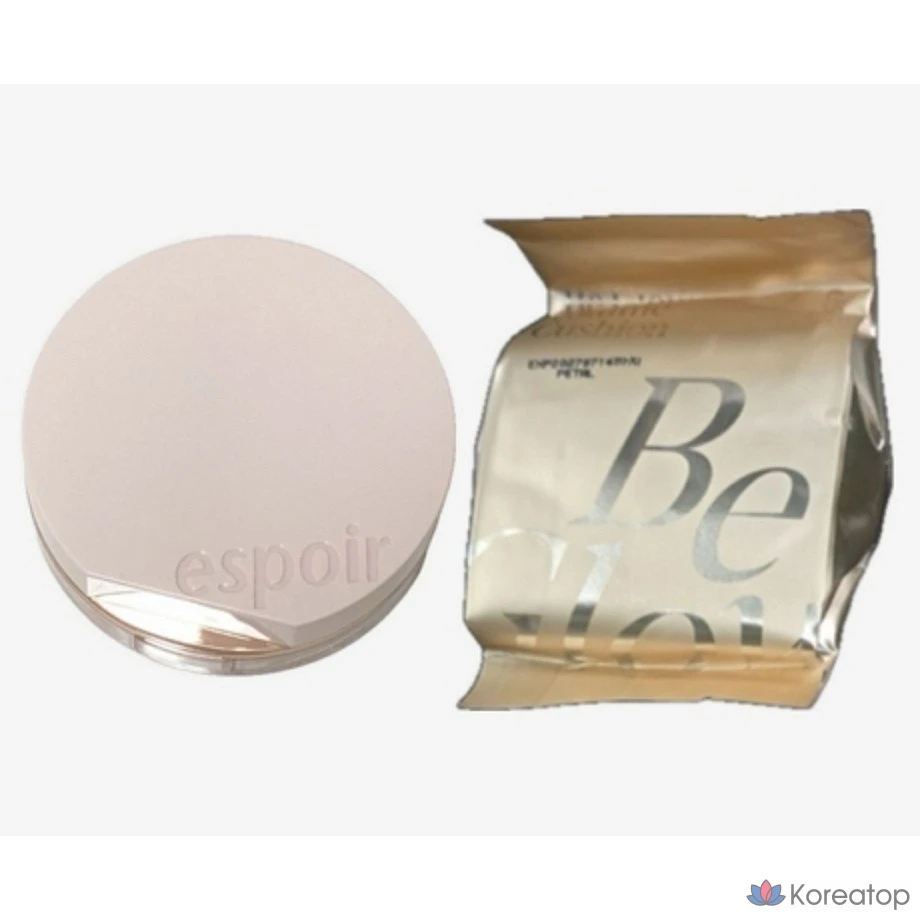 Espoir Biglow Volume Cushion 13 г + спонж Puff 2 шт., Petal (основной продукт + сменный блок), 1 шт.