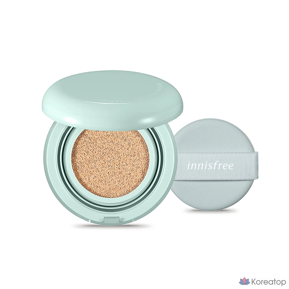 Пудра-кушон Innisfree No-Sebum, 14 г, цвет 17N, слоновая кость, 1 шт.