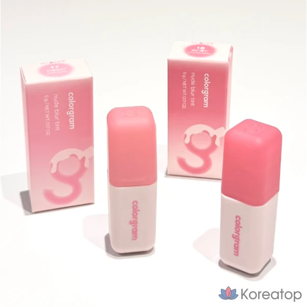 Colorgram Nude Blur Tint '17_Even Peach 18_Berry Molly' / Тинт-карандаш, 1 шт., 5 г, 17_Even Peach