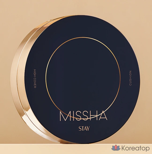 Тональный крем-кушон Missha Stay High Cover Cushion Foundation, 14 г, № 21 «Ванильный», 1 шт., фото 3