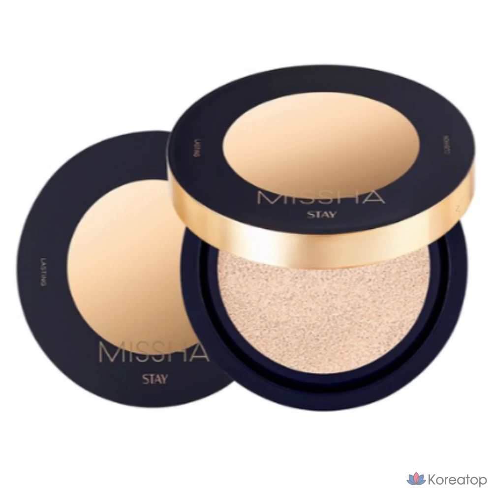 Тональный крем Missha Stay Cushion Foundation, 15 г, № 21 Fair (розово-бежевый), 1 шт.
