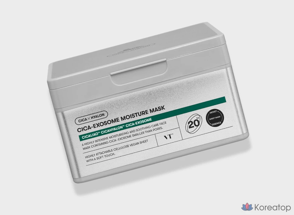 Увлажняющая маска VT Cosmetics Cica Exosome, 20 штук, 6 упаковок, фото 2