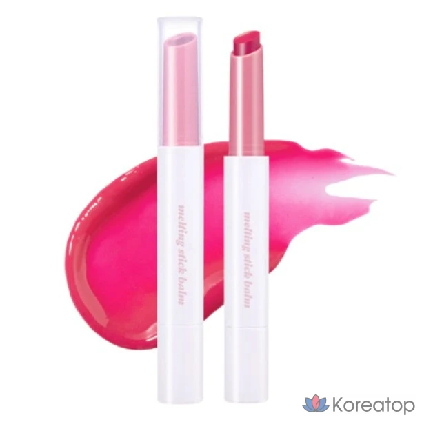 Бальзам-стик MERZY More Shine Melting Stick Balm, MS04 Witty Pink, 2 г, 1 шт.
