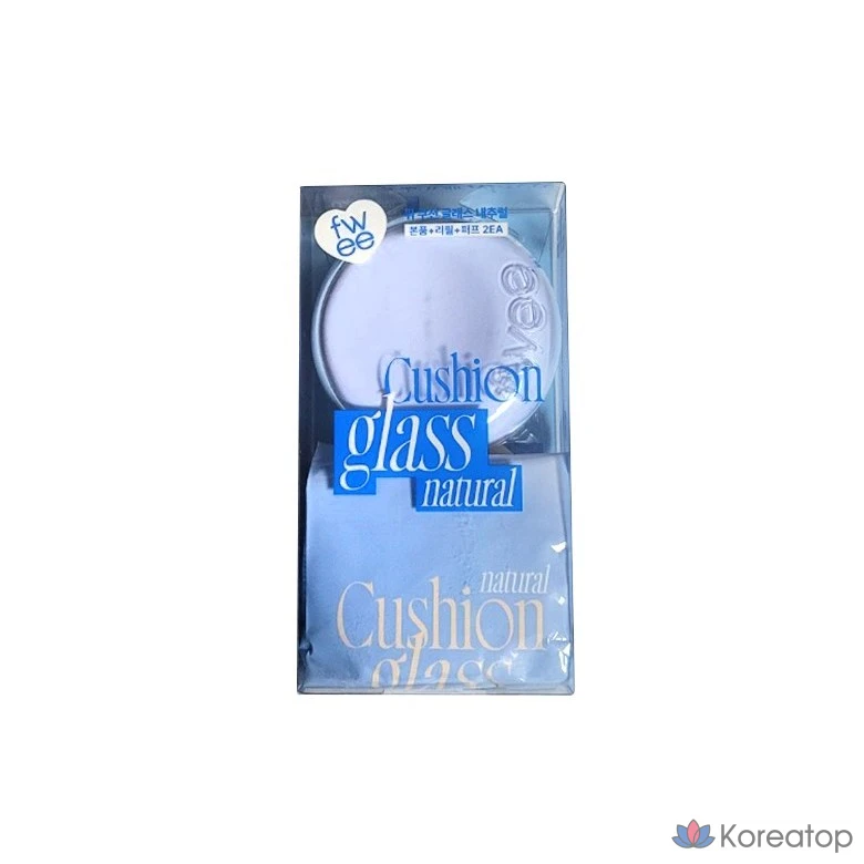 Ультрафиолетовая тональная основа fwee в стеклянной форме 15 г (SPF50+), прозрачная, 1 шт.