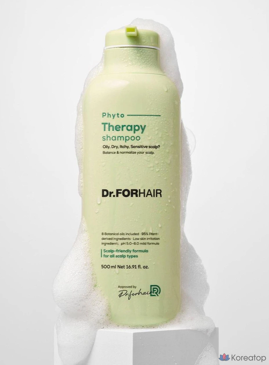 Мягкокислотный шампунь для кожи головы Doctor For Hair Phytotherapy, 1 шт., 500 мл