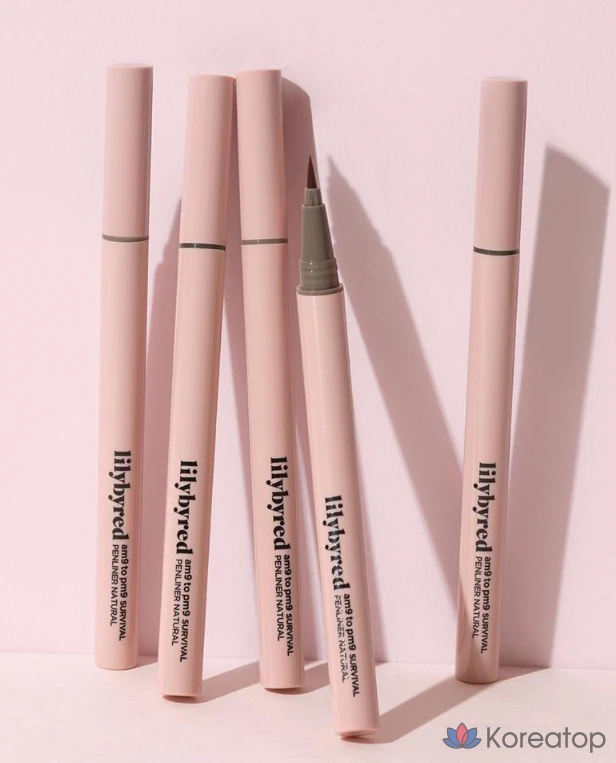 Подводка для глаз Lilybyred 9to9 Survival Natural Pen Liner, оттенок 03 Ash Top, 1 г, 1 шт., фото 7