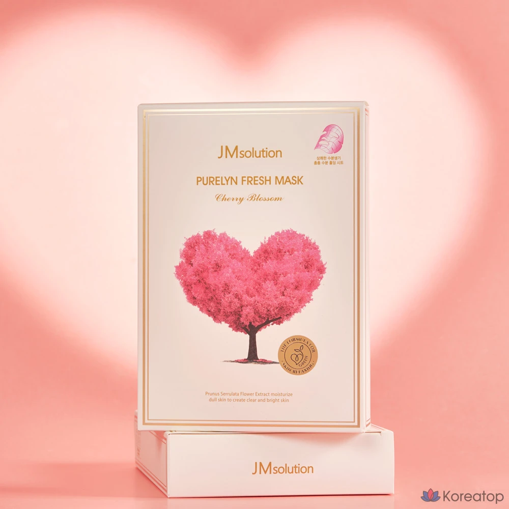 Набор из 4 масок JM Solution Purerin, успокаивающие, увлажняющие и тонизирующие, 3 комплекта (120 листов), фото 6