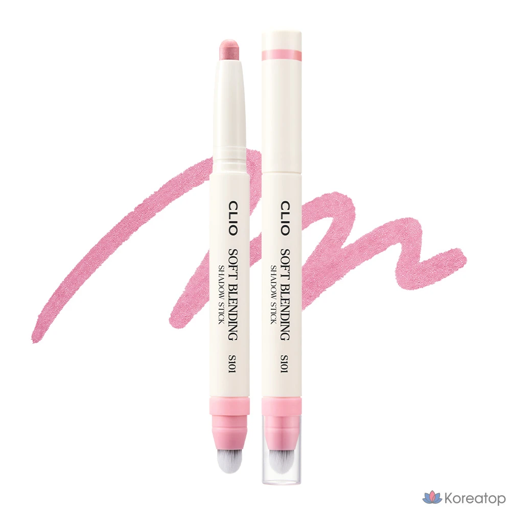 Карандаш для растушевки теней Clio Soft Blending Shadow Stick, S101 Flawless Peony, 1 шт.