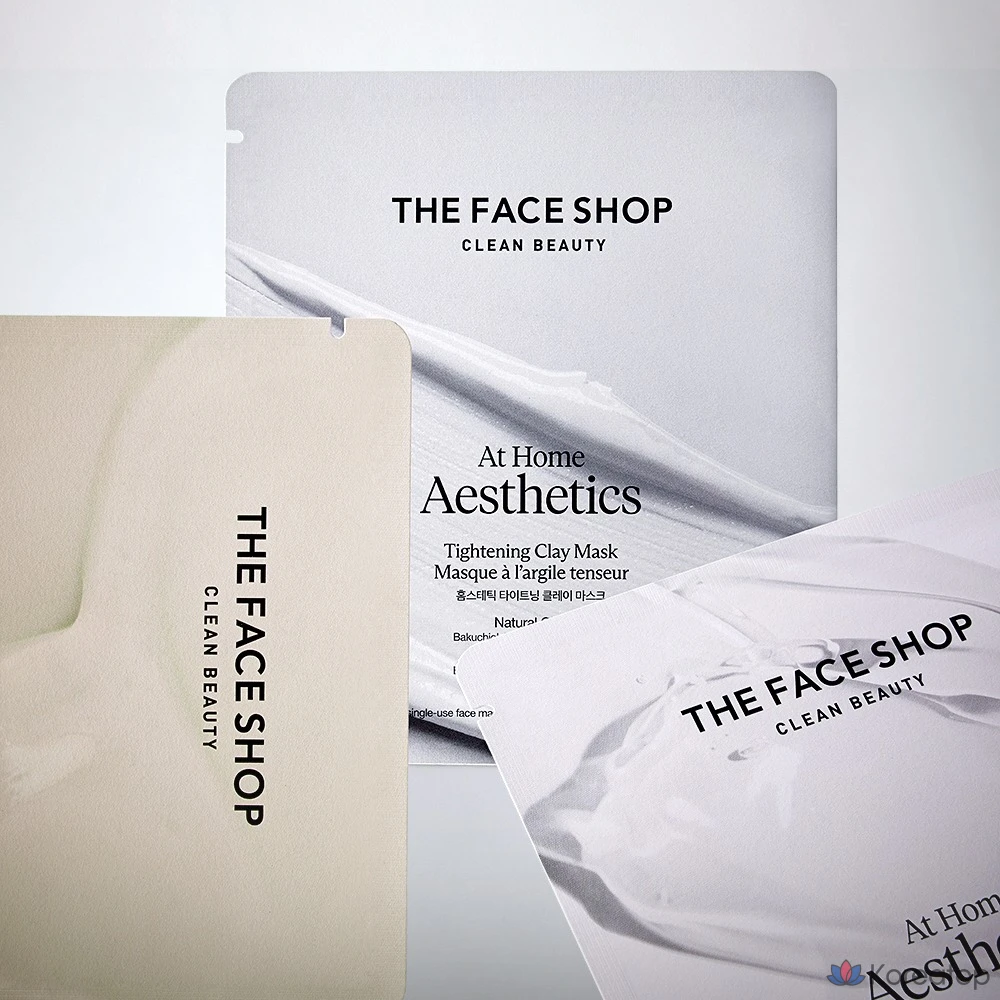 Тонирующая коллагеновая маска для лица The Face Shop Home Aesthetic Vita, 24 г, 1 упаковка, 10 штук., фото 7