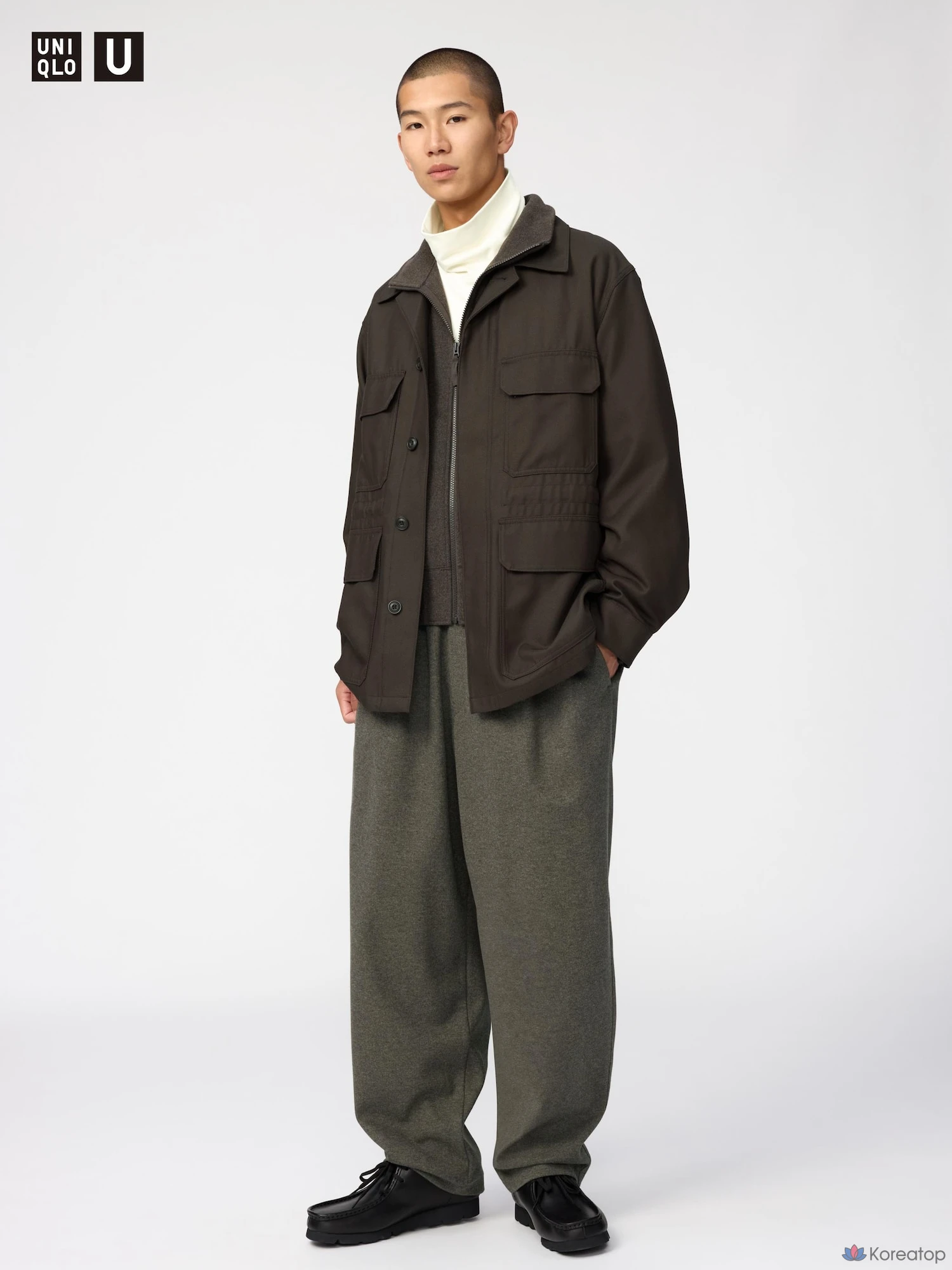 Брюки Uniqlo Brushed Jersey Wide Pants