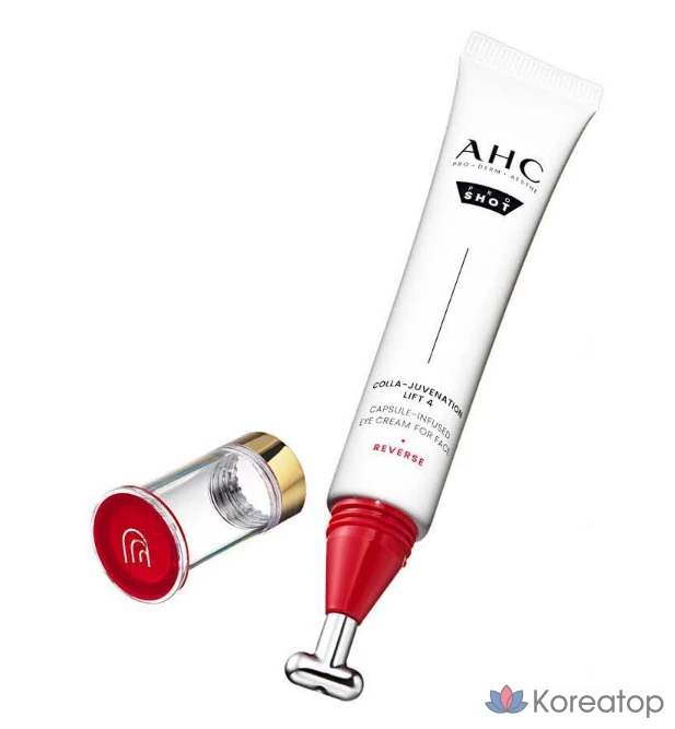 AHC Pro Shot Cola Juvenation Lift 4 капсулы, крем для глаз с экстрактом колы, 1 шт., 30 мл