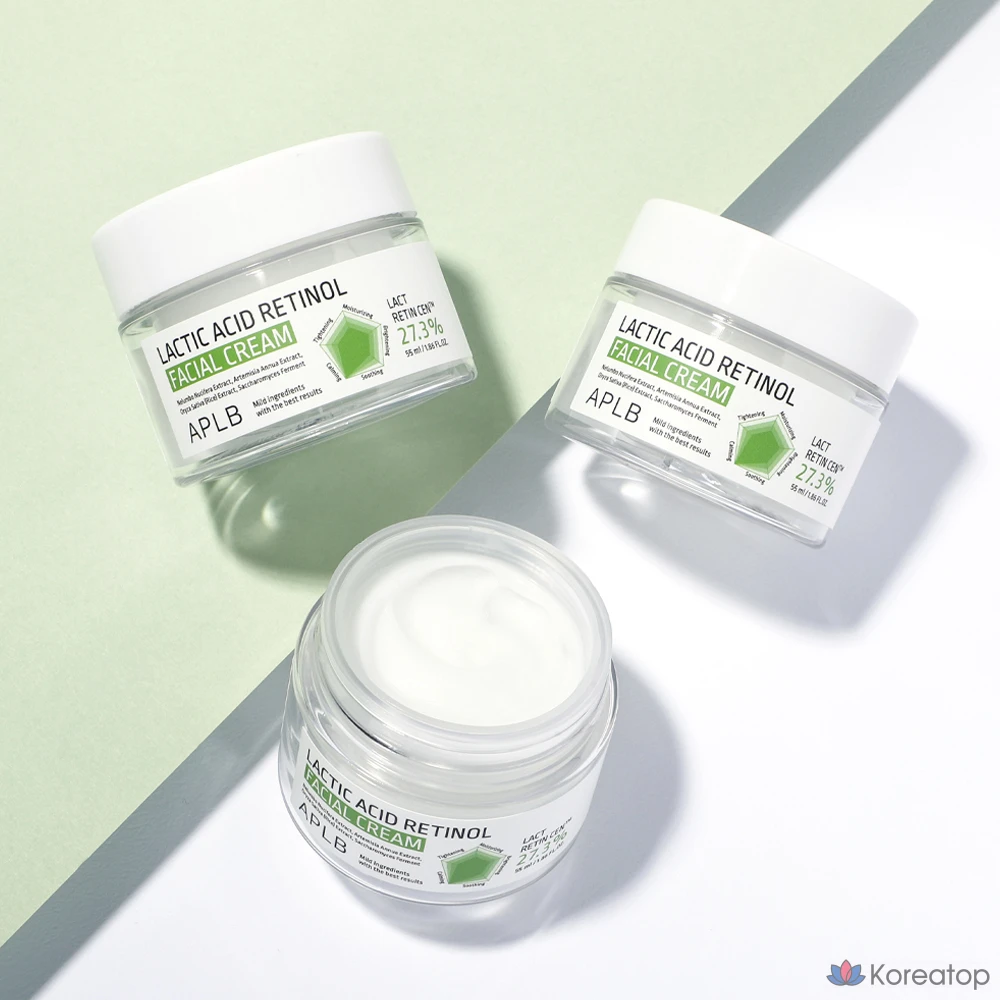 Крем для лица APLB с молочной кислотой и ретинолом, 55 мл, 1 шт.