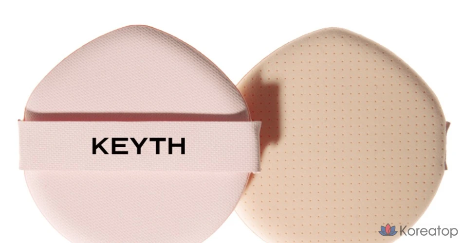 Тональный крем-кушон KEYTH Colored Pink Magnet Cushion Foundation, 2 шт., 15 г + сменный блок, 2 шт., 15 г, 3 шт., оттенок Pure Beige., фото 5