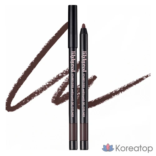 Гелевая подводка для глаз Lilybyred Stareyes Nine to Nine, 0,5 г, оттенок 18 Hazy Brown, 1 шт.