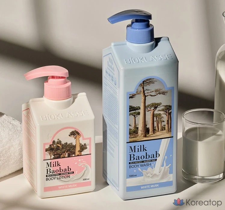 Лосьон для тела Milk Baobab с ароматом белого мускуса, 500 мл, 1 шт., фото 4