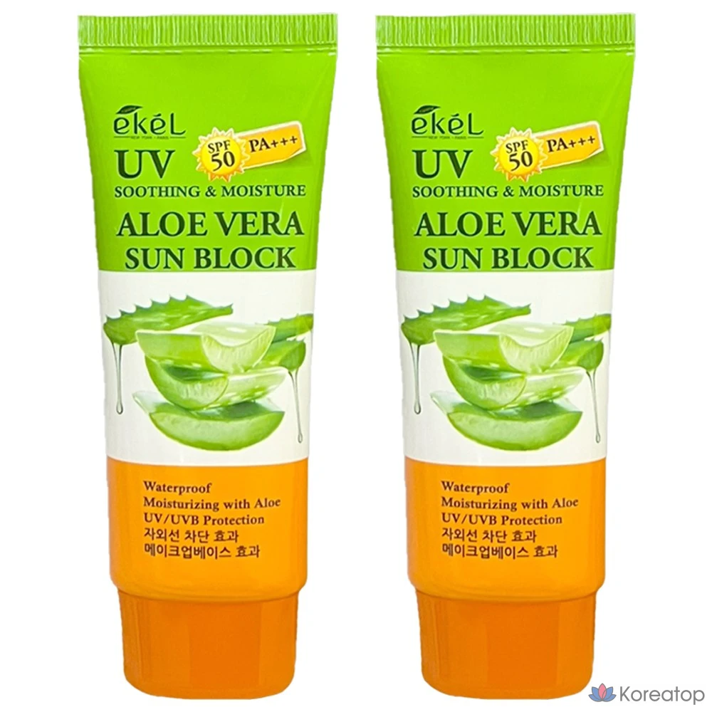 Ekel Soothing & Moisture Aloe Vera Солнцезащитный крем, 70 мл