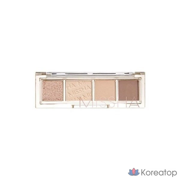 Палетка теней Missha Day Vibe 3 г (№ 1 Beige Motion), № 1 BEIGE (Beige Motion), 1 шт.