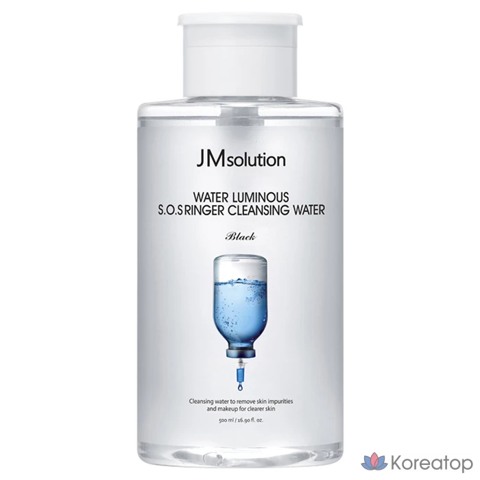 JM Solution Water Glow SOS Ringer, черная, 500 мл, 1 шт.