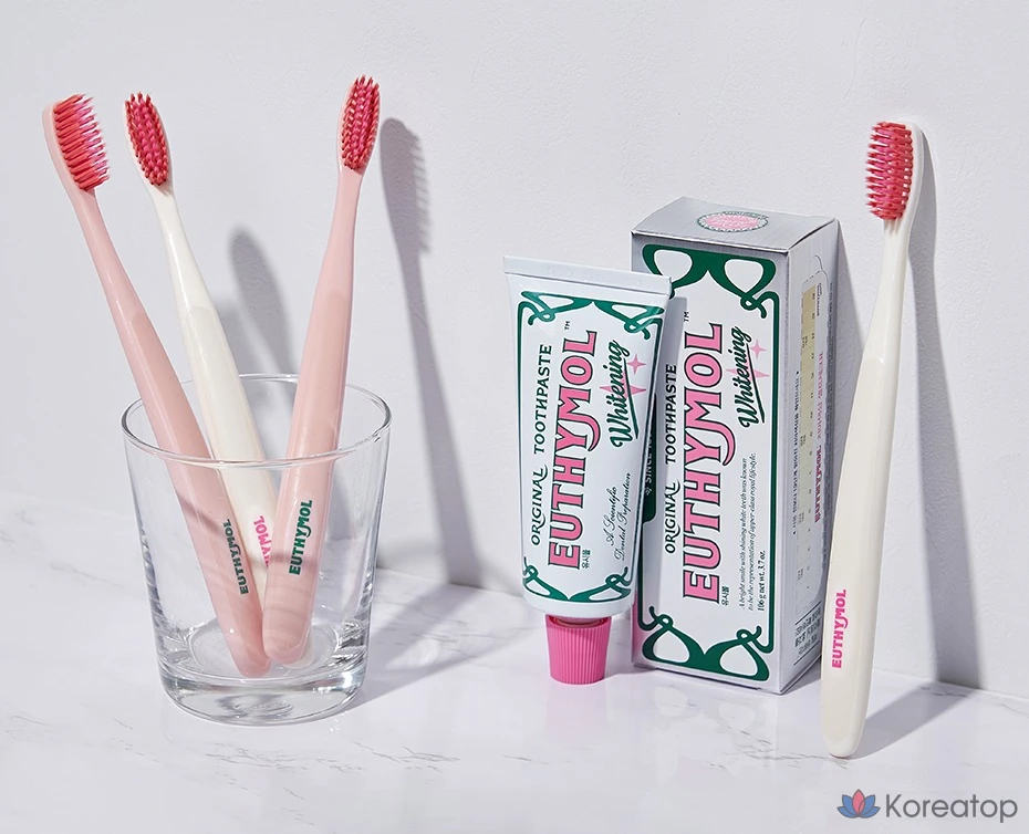Набор для ухода Euthymol Whitening TM (Зубная паста 2 шт. + Зубная щетка + Сквизер + Трей), 106 г, 3 шт., фото 10