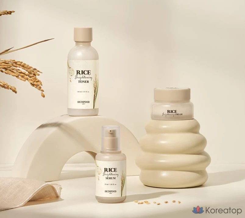 Осветляющая сыворотка Skinfood Rice, 1 шт., 55 мл