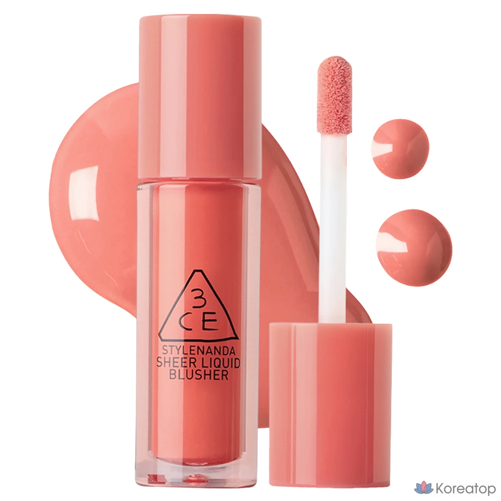 Жидкие полупрозрачные румяна 3CE, оттенок JOYFUL AFFAIR, 1 шт.