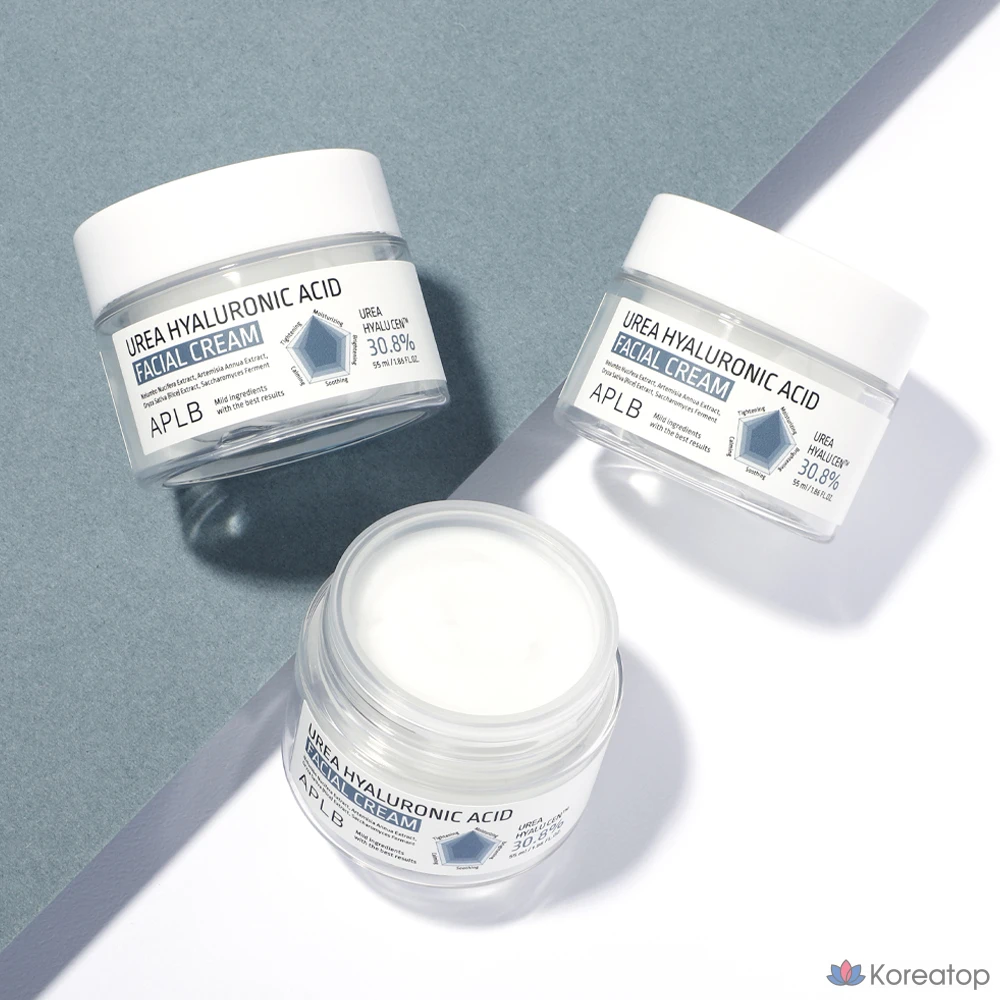 Крем для лица APLB с мочевиной и гиалуроновой кислотой, 55 мл, 1 шт.
