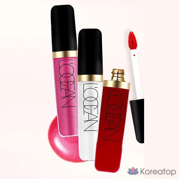 Блеск для губ L'OCEAN Tint Lip Gloss, № 17 Sexy Red, 1 шт., фото 4