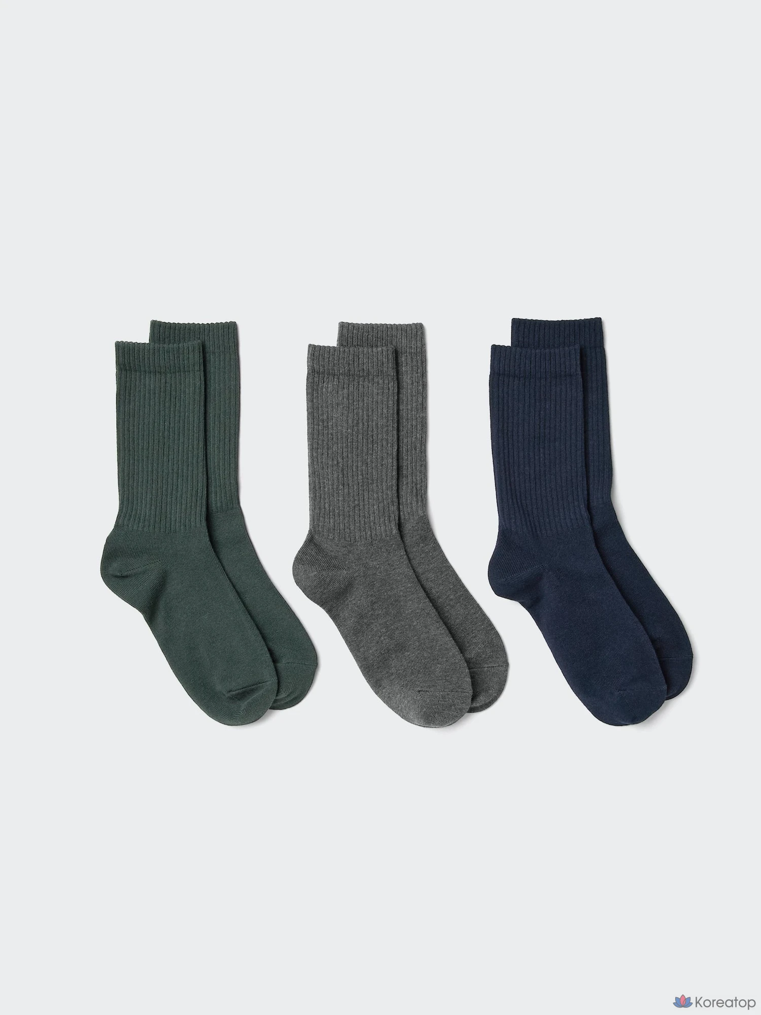 Носки Uniqlo Rib, 3 пары