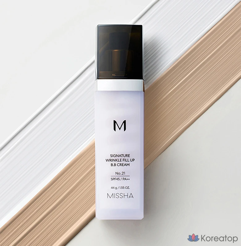 BB-крем Missha M Signature Wrinkle Fill-Up SPF45 PA++, № 21, ярко-бежевый, 44 г, 1 шт., фото 5
