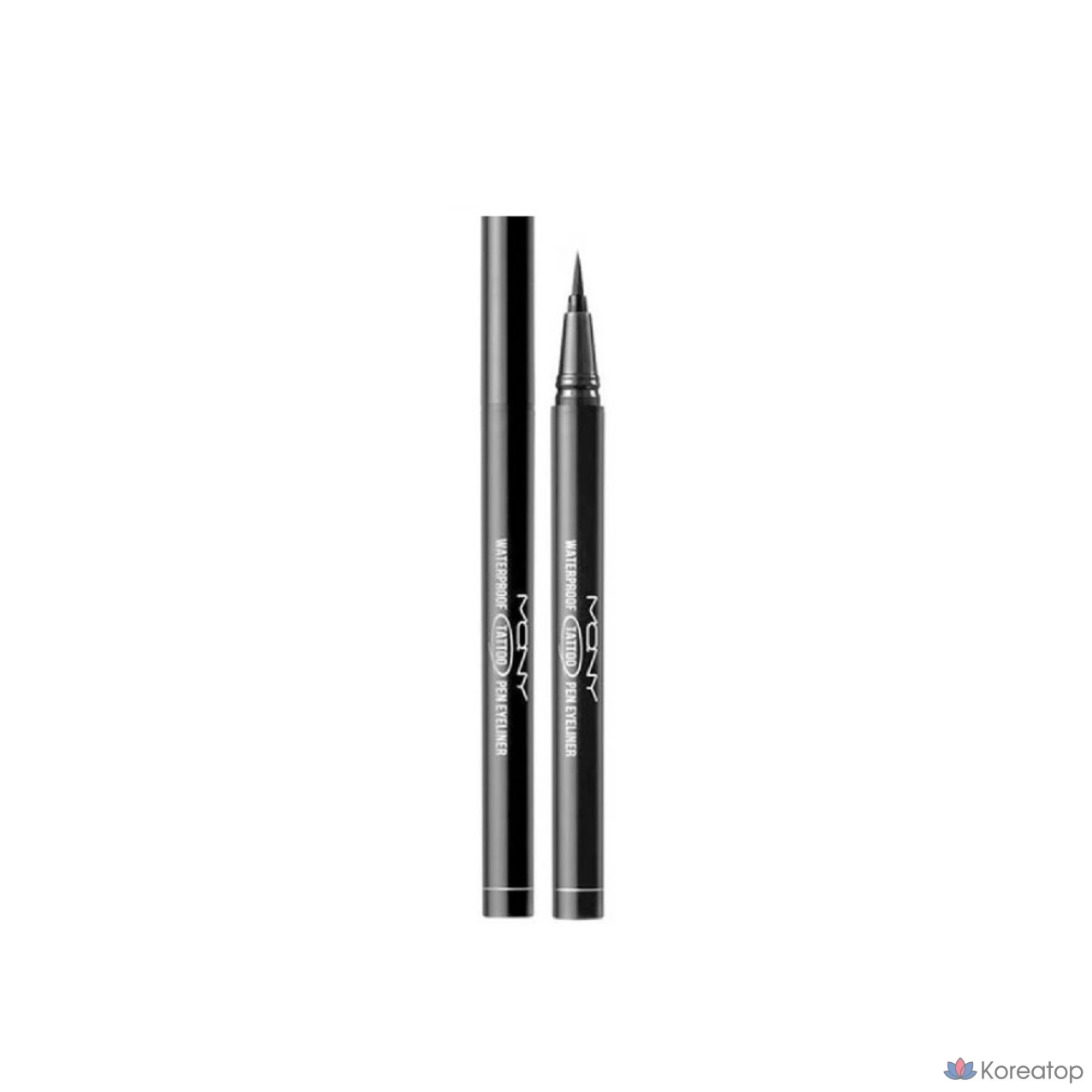 Водостойкая подводка для глаз Mqny New York, 0,6 г, темно-черный, 1 шт.