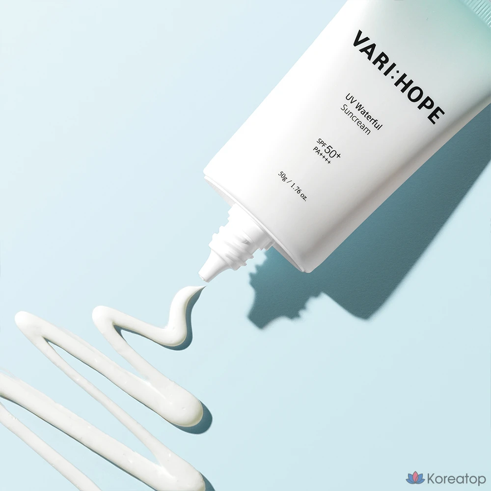 Солнцезащитный крем VARI:HOPE UV Waterfull SPF50+ PA++++, 50 г, 1 шт.