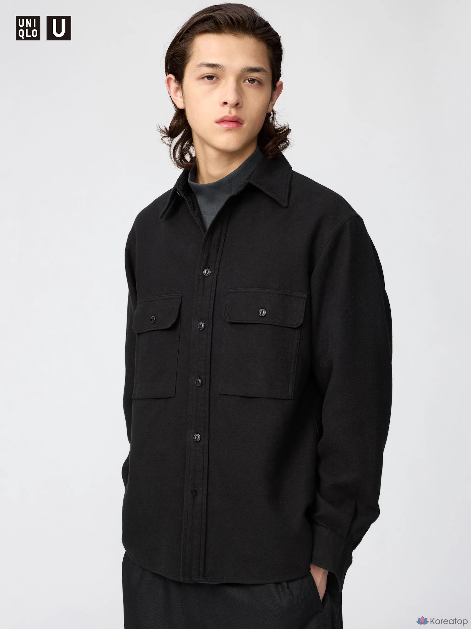 Рубашка Uniqlo Brushed Cotton Shirt