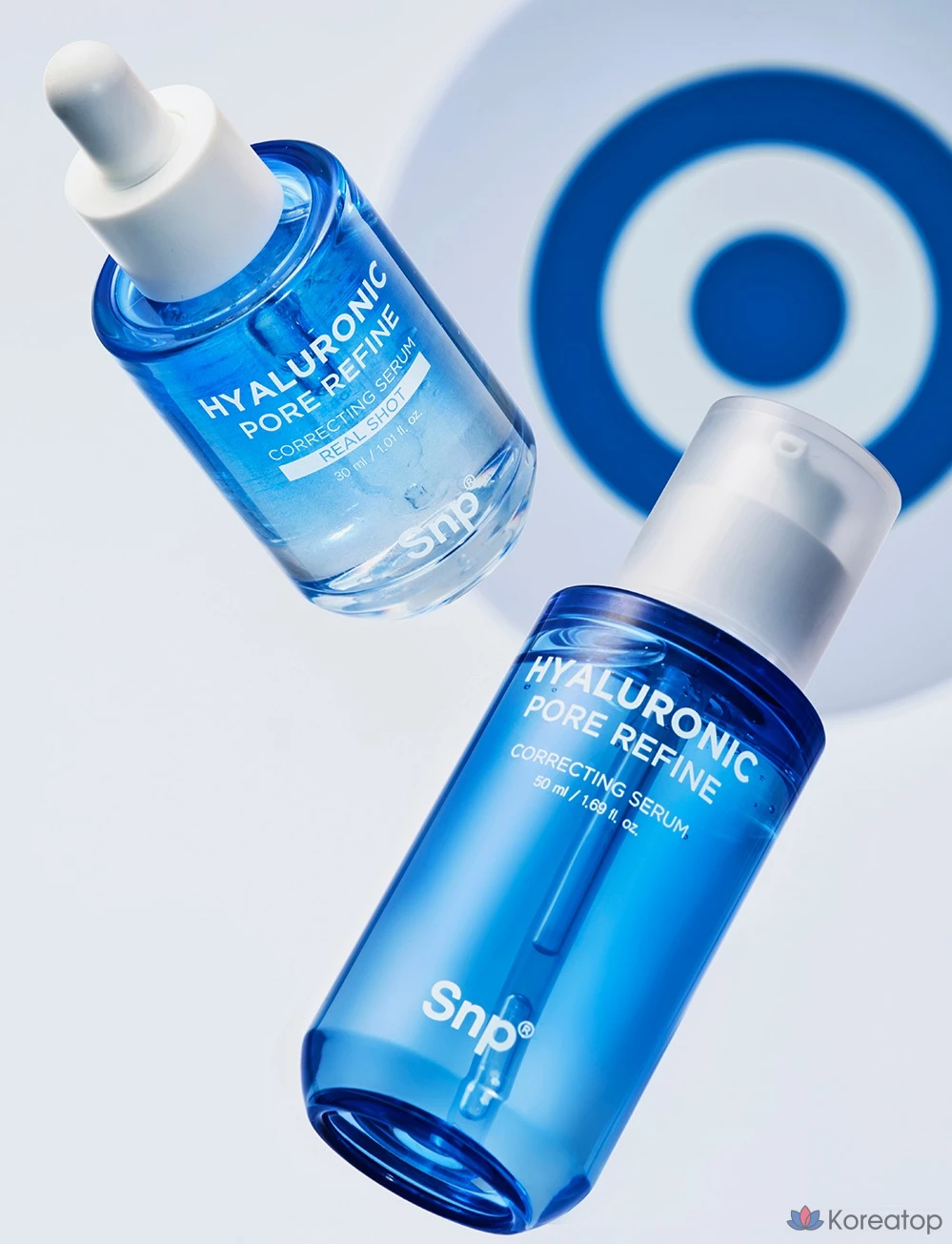 Сыворотка для сужения пор SNP Hyaluronic Spicule Pore Refining Correcting Serum Real Shot, 30 мл, 1 шт.