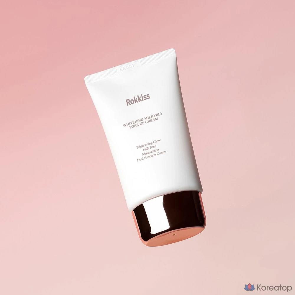 Отбеливающий крем для лица Wonjin Whitening Milky Berry Tone-Up Cream, на молочной основе, 50 мл, 1 шт.