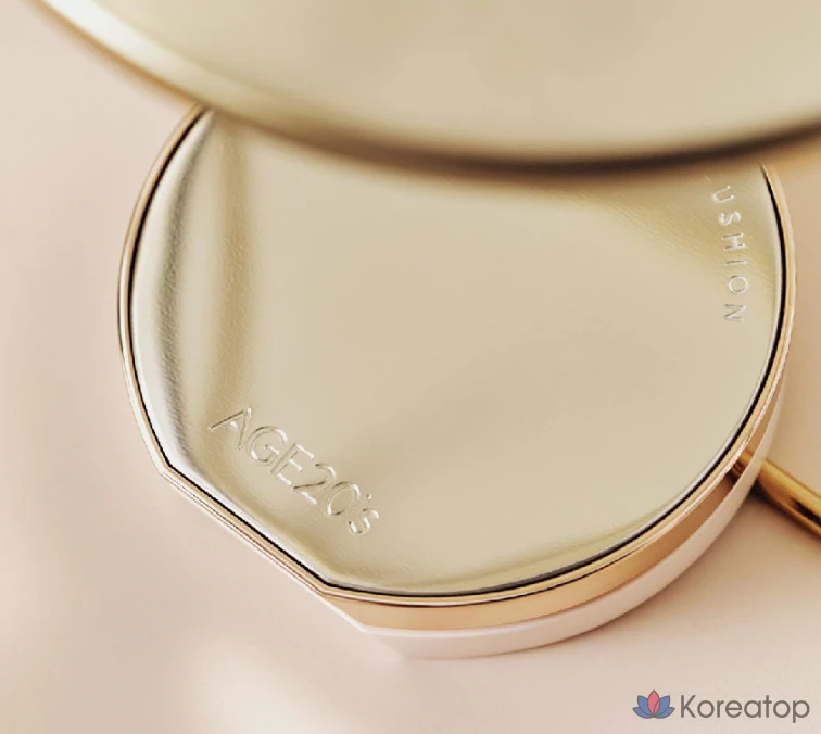 Тональный крем-кушон Noble Glow Cover Cushion Foundation 12 г, сменный блок 12 г, № 21, нейтральный цвет слоновой кости, 1 шт., фото 5
