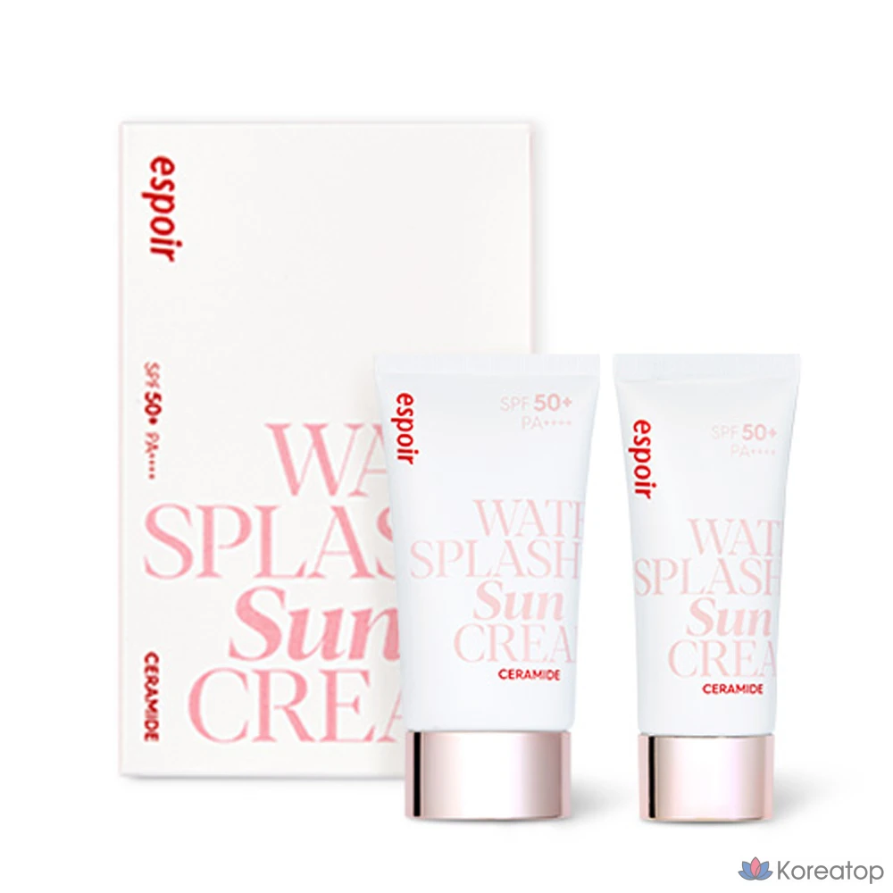 Espoir Water Splash Sunscreen Ceramide 60 мл + 30 мл SPF50+ PA++++, 3 комплекта