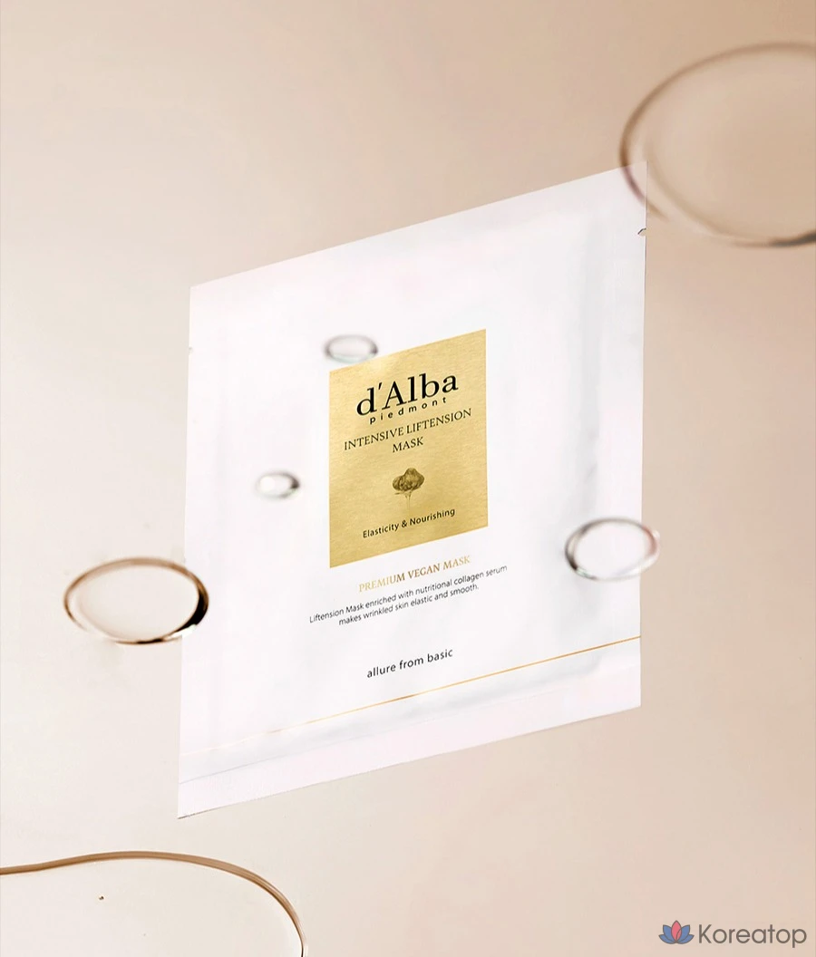 Интенсивная лифтинг-маска D'alba, 4 шт., 1 шт. в упаковке