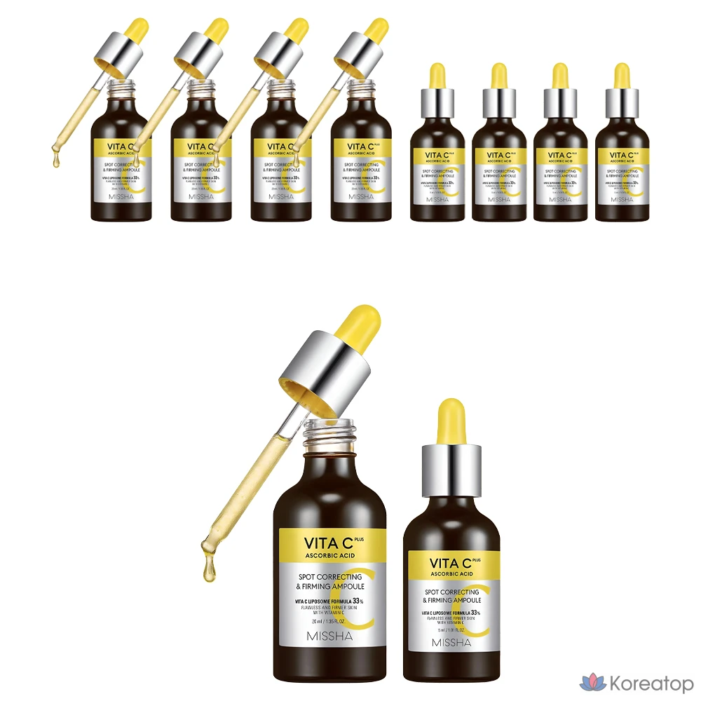 Missha Vita C Plus Blemish C Elasticity Ampoule 20ml + 15ml, 5 наборов