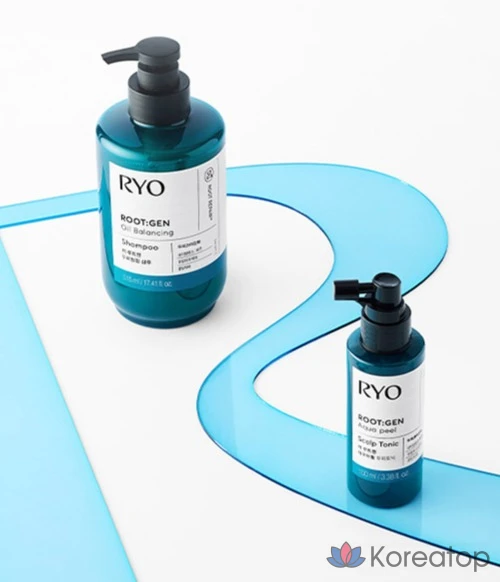 Охлаждающий тоник для кожи головы Ryo Cooling Scalp Hair Loss Care Rootzen Aqua Peel Hair Tonic, 100 мл, 1 шт.