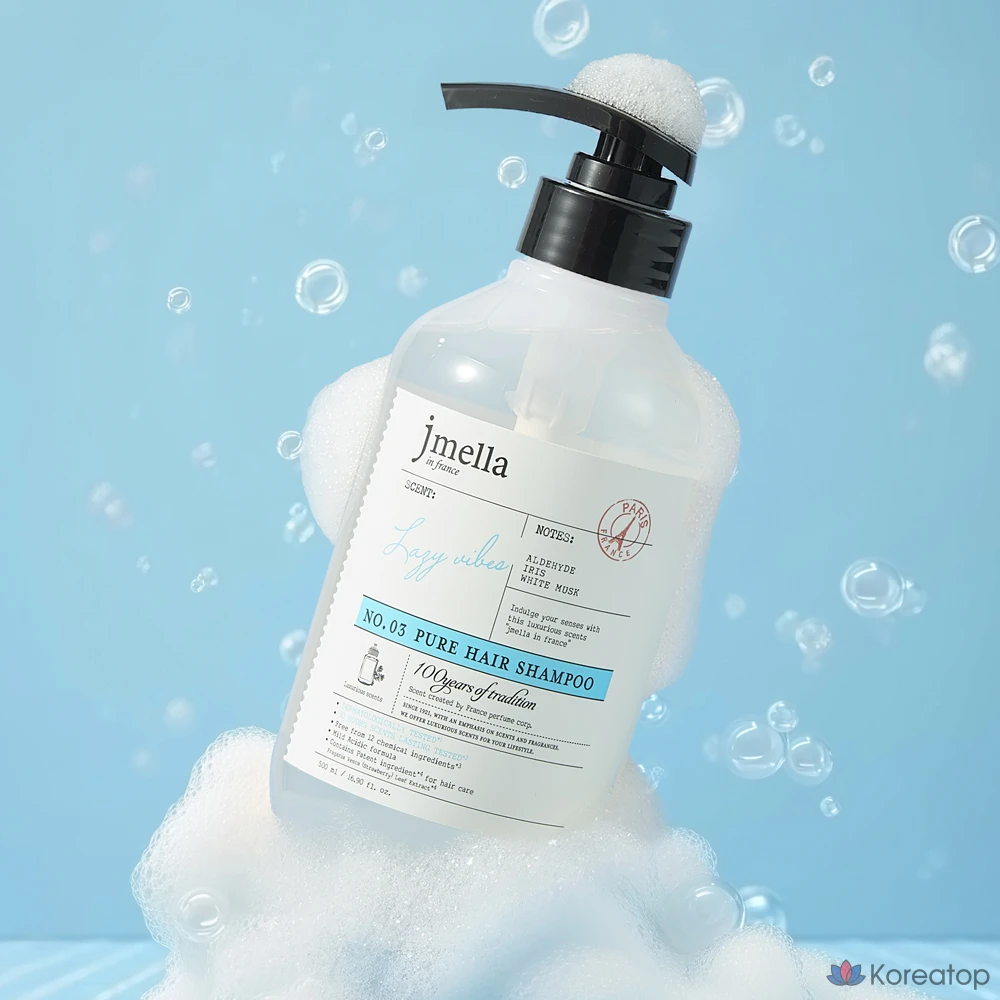 Шампунь для волос Jmella Pure Lazy Vibe White Musk, Франция, 500 мл, 1 шт.