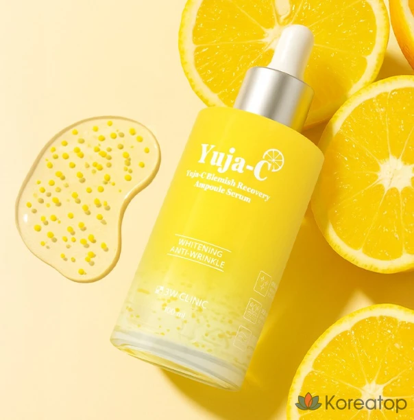 Сыворотка-ампула для восстановления кожи с экстрактом семян юдзу от 3W Clinic, 1 шт., 100 мл