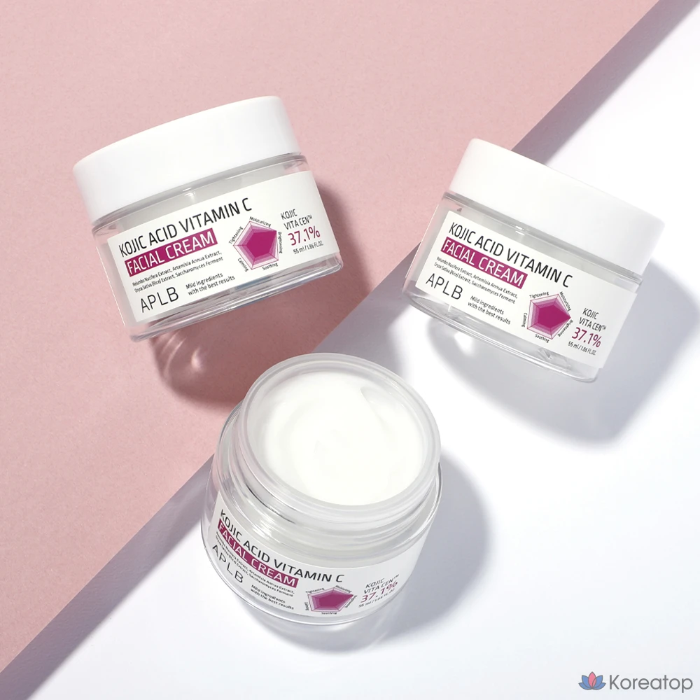 Крем для лица APLB с койевой кислотой и витамином С, 55 мл, 1 шт.