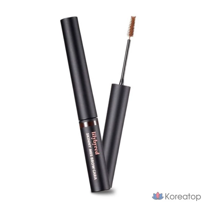 Тушь для бровей Lilybyred Skinny Messy Brow Mascara 3,5 г, оттенок 03 темно-коричневый, 1 шт.