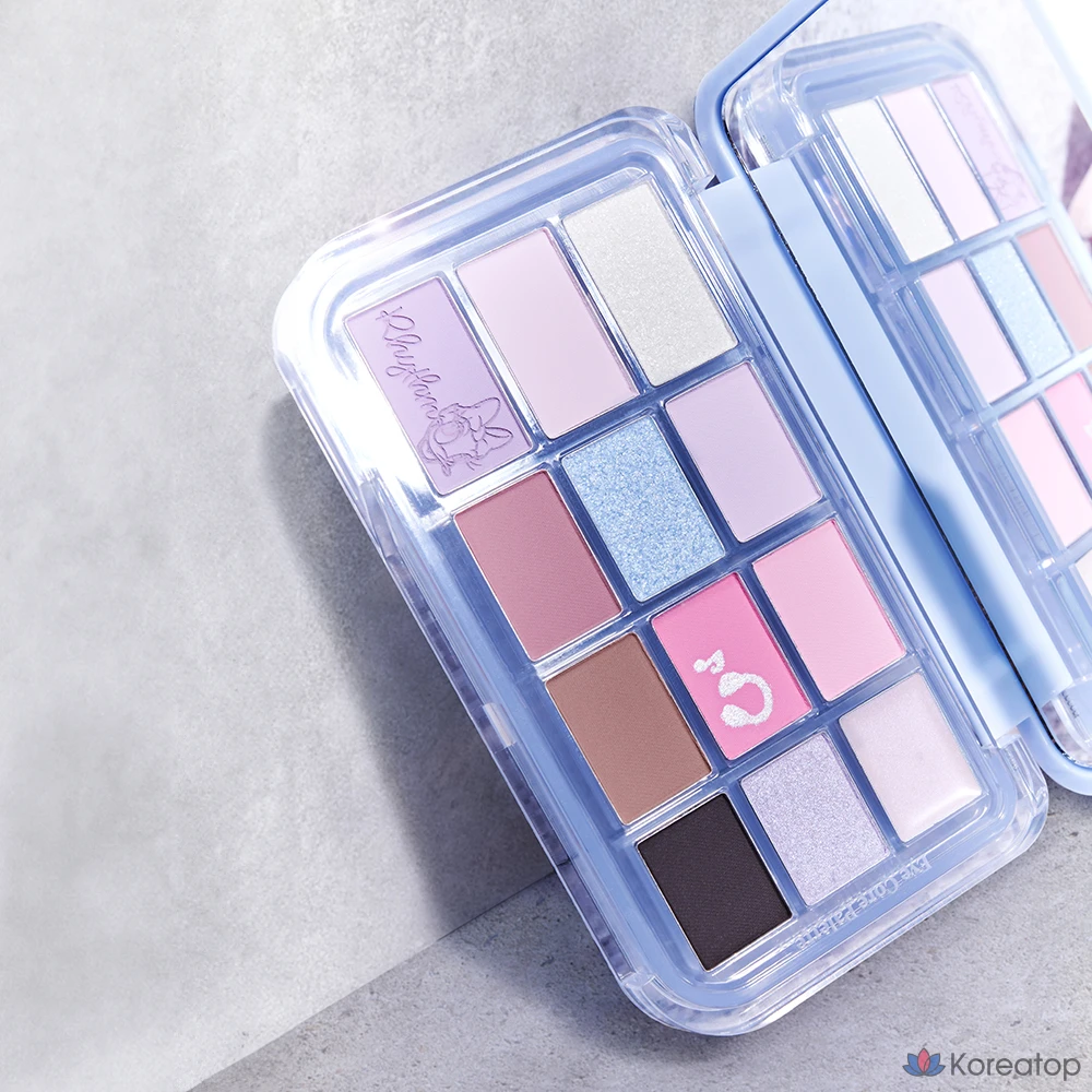 Палетка теней Espoir Disney Edition Eye Core Palette, № 9 Rhythmic Lavender, 1 комплект., фото 4