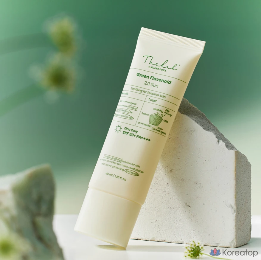 Солнцезащитный крем THE LAB by blanc doux Green Flavonoid 2.0 SPF 50+ PA++++, 40 мл, 1 шт.