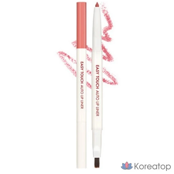 Карандаш для губ Tony Moly Easy Touch Auto Lip Liner, оттенок 02 (розовый), 1 шт.