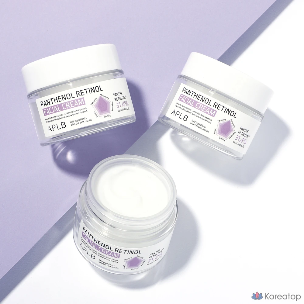 Крем для лица APLB с пантенолом и ретинолом, 55 мл, 1 шт.