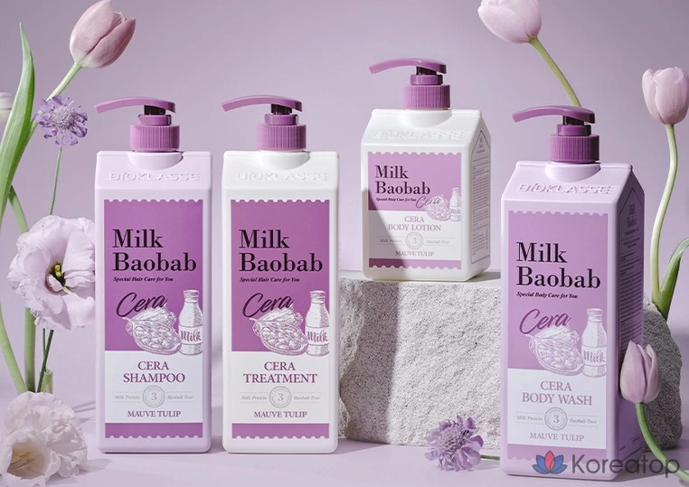 Молочко Milk Baobab Sera для мытья тела Сиреневый тюльпан, 1,2 л, 1 шт.