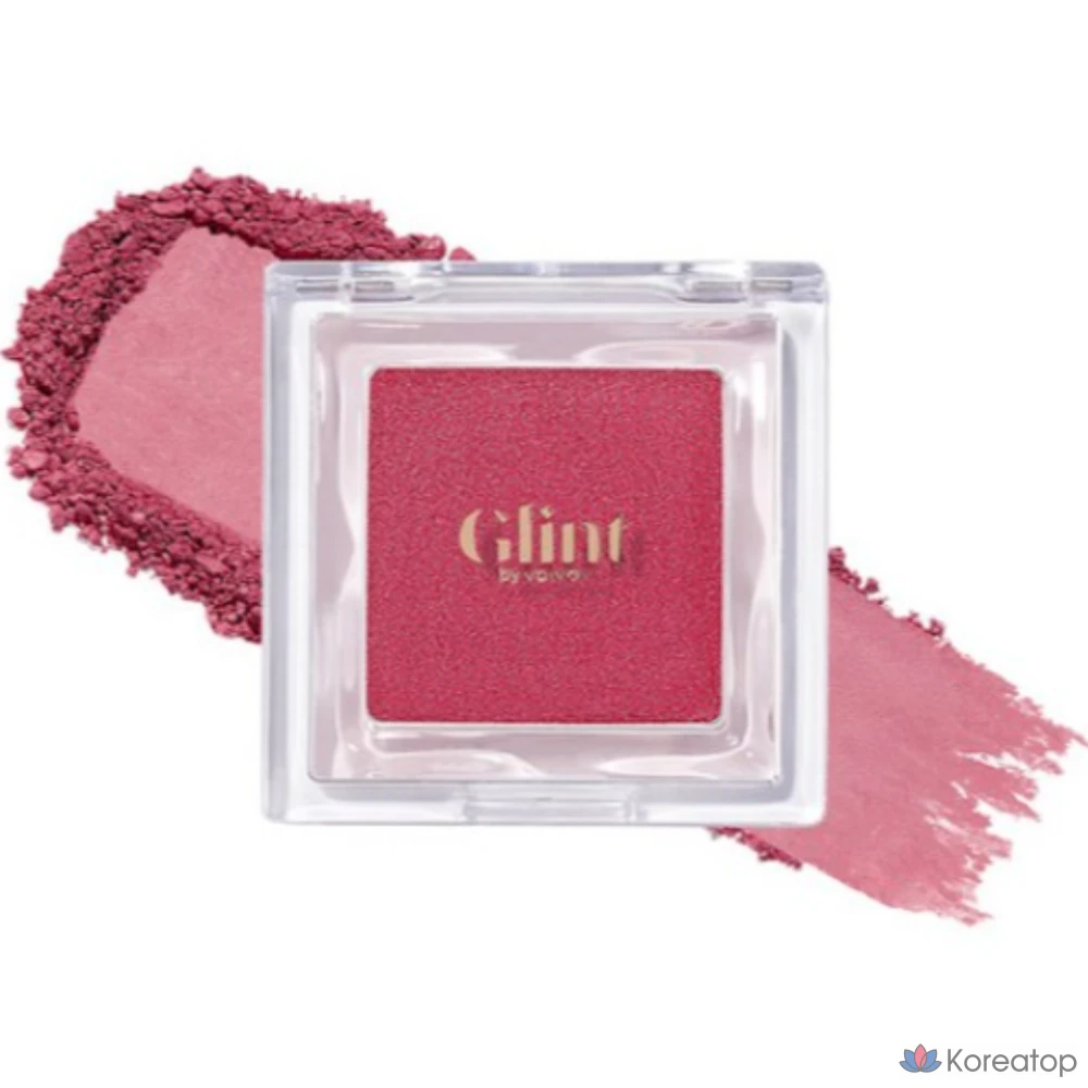 Запеченные румяна Glint by VDIVOV, 2,4 г, оттенок 05 «Клубничный дым», 1 шт.